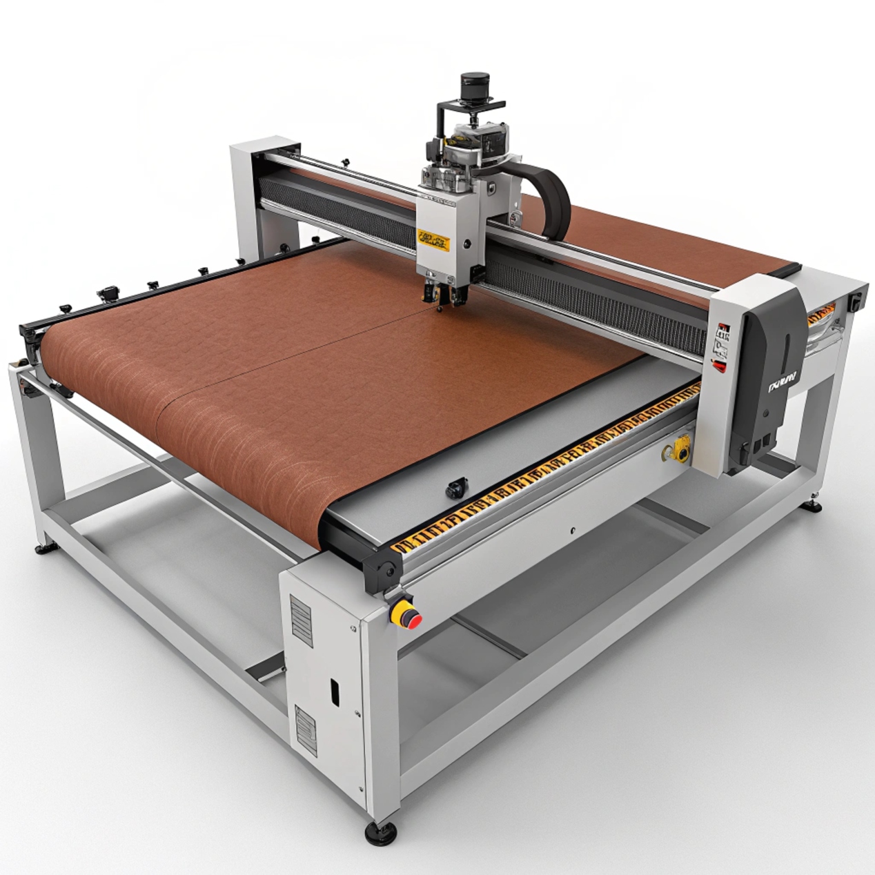 Conveyor CNC cutting machine for leather 